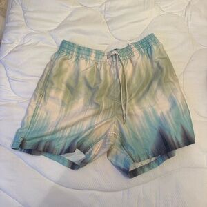 Vans Blue and Cream Gradient Swim Trunks